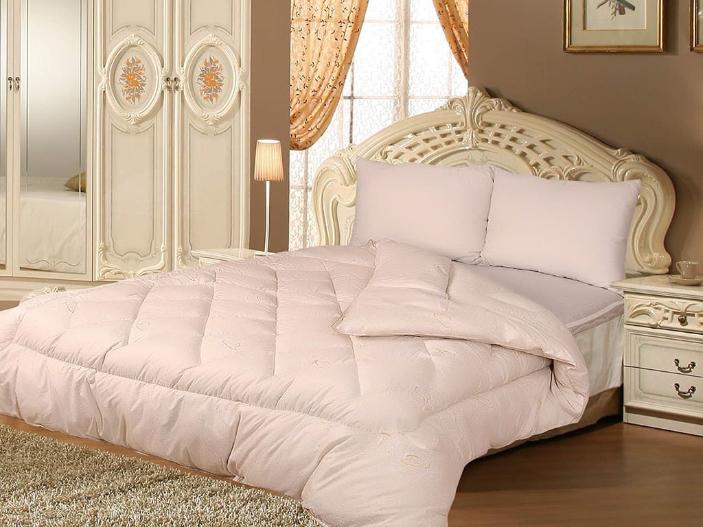 Одеяло лебяжий пух тик 175*205 MW