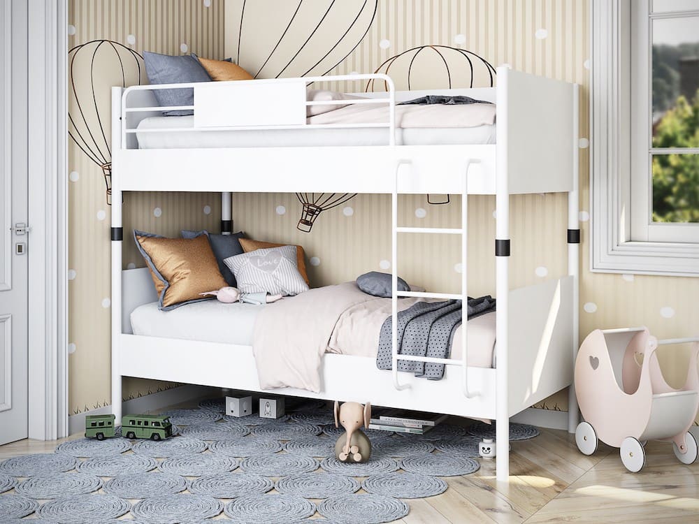 Двухъярусная кровать трансформер Дельта Лофт 20.02.02 белый