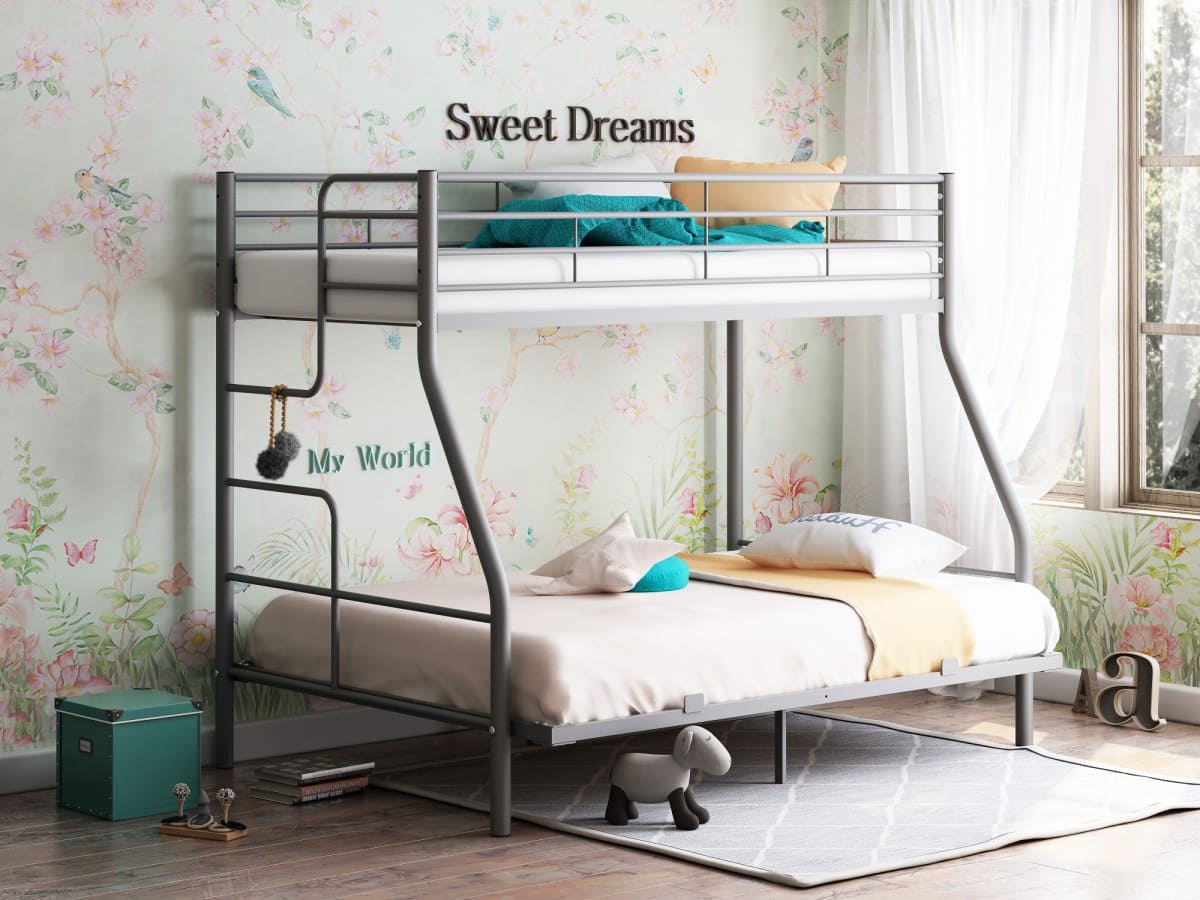 Двухъярусная кровать Гранада-3 140 серая