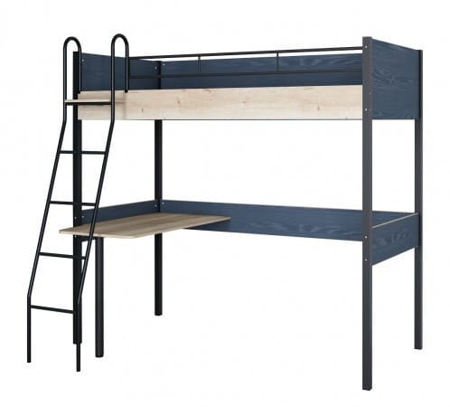 Кровать-чердак Дельта Лофт 20.02.01 черная