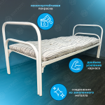 Кровать одноярусная металлическая Дебют-1