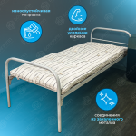 Кровать одноярусная металлическая Этюд-1 (800)