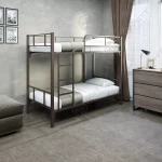 Кровать двухъярусная металлическая Гамма-2 коричневая