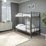 Кровать двухъярусная металлическая Аврора-1 коричневая