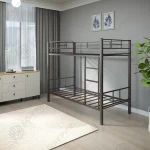 Кровать двухъярусная металлическая Аврора-1 коричневая