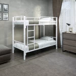 Кровать двухъярусная металлическая Гамма-2 белая