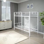 Кровать двухъярусная металлическая Аврора-1 белая