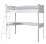 Кровать-чердак Дельта Лофт 20.02.01 белая