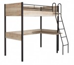 Кровать-чердак Дельта Лофт 20.02.01 коричневая